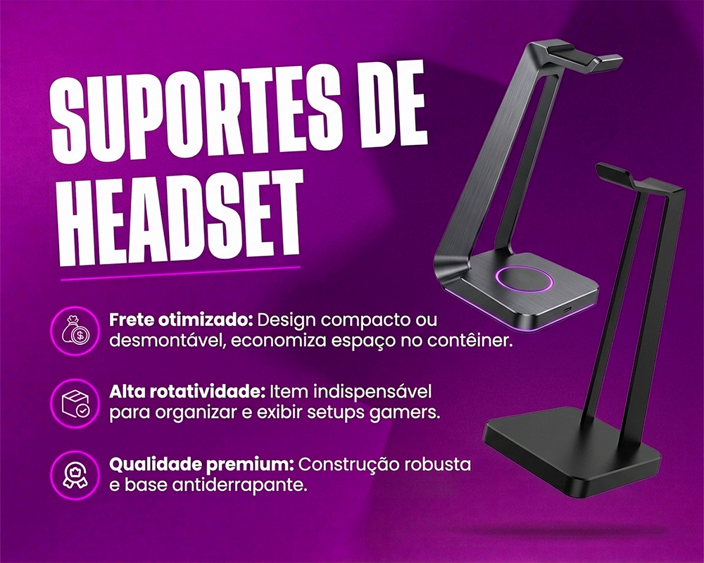 Suporte de headset